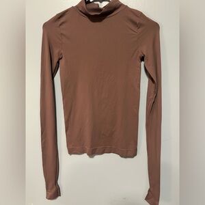Free people intimately mock neck long sleeve xs small